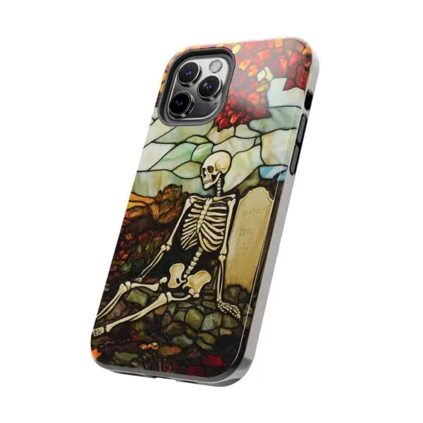 Autumn Graveyard Skeleton Tough Phone Cases for iPhone and Samsung - Image 49