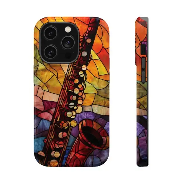 Symphonic Stained Glass Oboe Magnetic Tough Case for iPhone and Samsung - Image 16