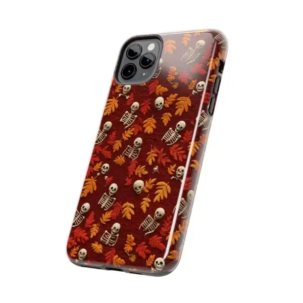 3D Orange Autumn Skeleton Tough Phone Cases for iPhone and Samsung - Image 32