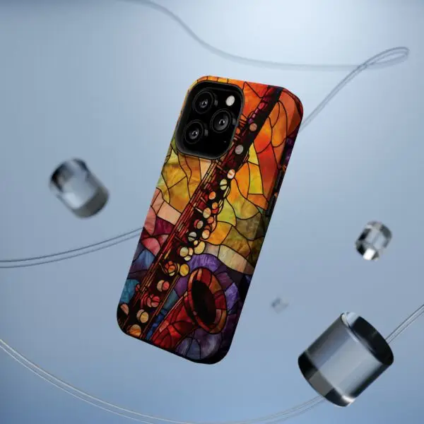 Symphonic Stained Glass Oboe Magnetic Tough Case for iPhone and Samsung - Image 70