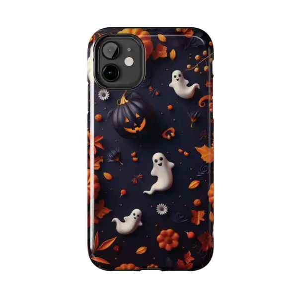 Spooky Harvest Autumn Halloween Skulls Tough Phone Cases for iPhone and Samsung - Image 18