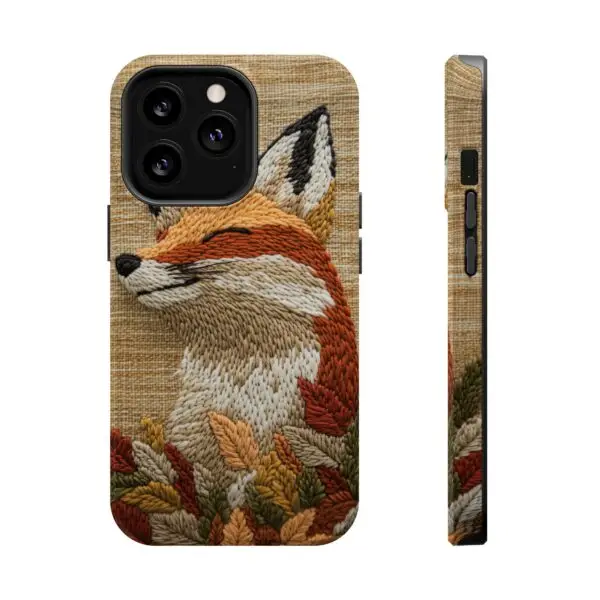 Autumn Whimsy Fox Magnetic Tough Case for iPhone and Samsung - Image 66