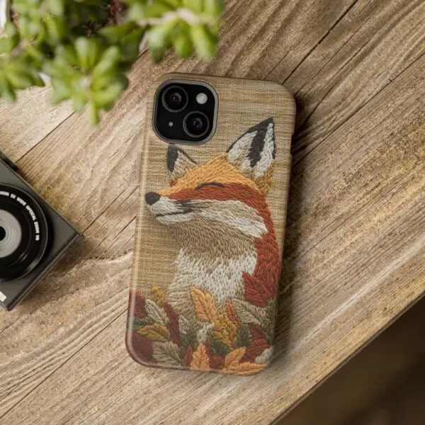 Autumn Whimsy Fox Magnetic Tough Case for iPhone and Samsung - Image 110