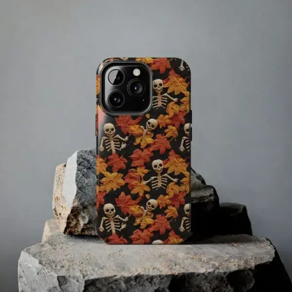 3D Autumn Skeleton Tough Phone Cases for iPhone and Samsung - Image 68