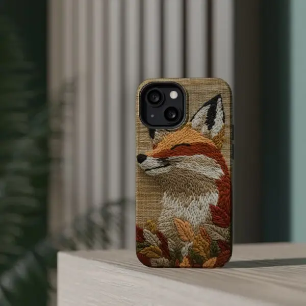 Autumn Whimsy Fox Magnetic Tough Case for iPhone and Samsung - Image 59