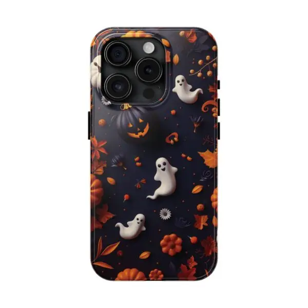 Spooky Harvest Autumn Halloween Skulls Tough Phone Cases for iPhone and Samsung - Image 91