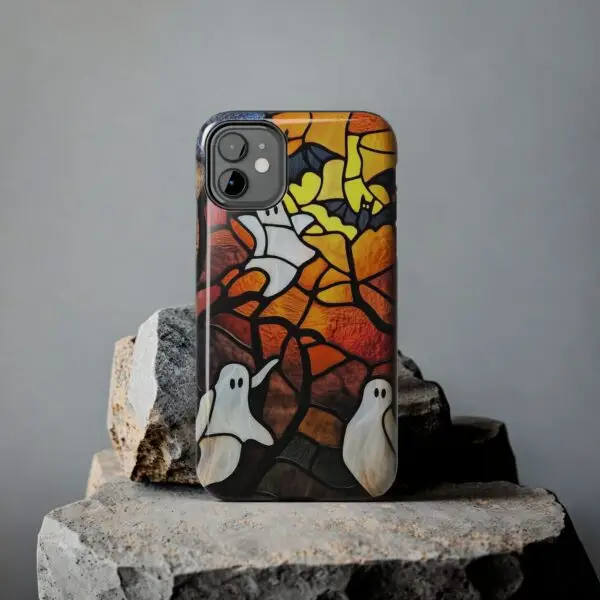 Spectral Stained Glass Halloween Tough Phone Case for iPhone and Samsung - Image 21