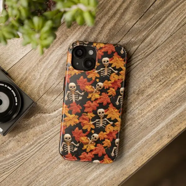 3D Autumn Skeleton Tough Phone Cases for iPhone and Samsung - Image 86