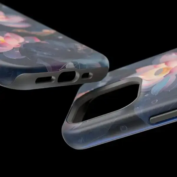Dew-Kissed Lotus Magnetic Tough Case for iPhone and Samsung - Image 99