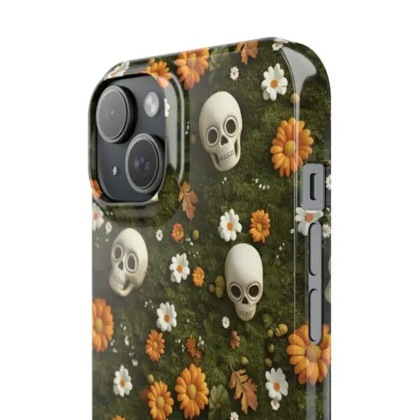 Autumn Requiem Mossy Autumn Skull Slim Phone Case for iPhone and Samsung - Image 13