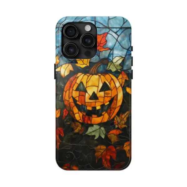 Luminous Lantern Halloween Stained Glass Tough Phone Case for iPhone and Samsung - Image 101