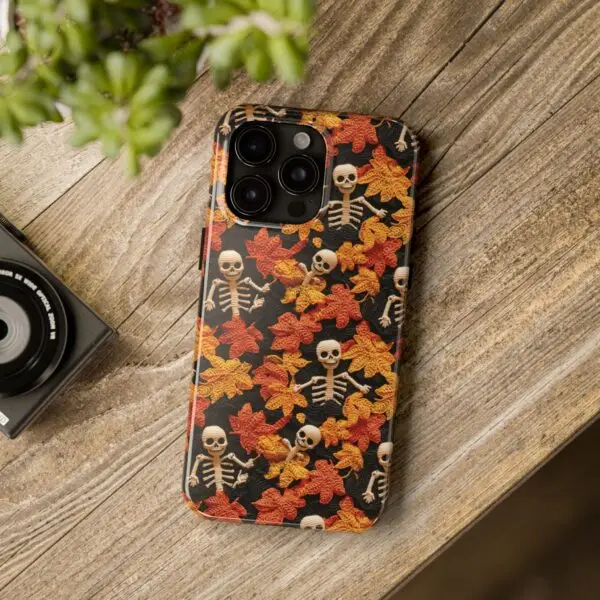 3D Autumn Skeleton Tough Phone Cases for iPhone and Samsung - Image 101