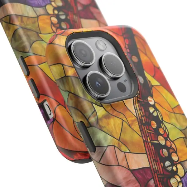 Symphonic Stained Glass Oboe Magnetic Tough Case for iPhone and Samsung - Image 98