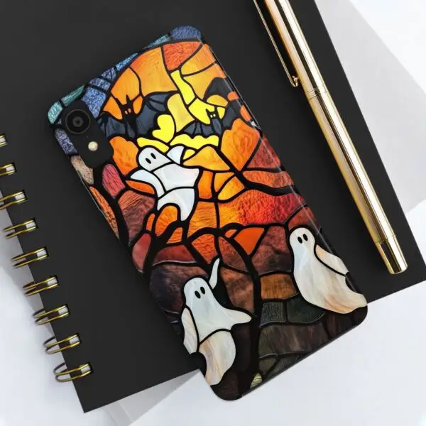 Spectral Stained Glass Halloween Tough Phone Case for iPhone and Samsung - Image 12