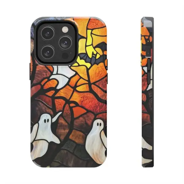 Spectral Stained Glass Halloween Tough Phone Case for iPhone and Samsung - Image 85