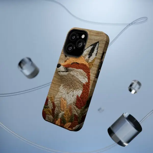 Autumn Whimsy Fox Magnetic Tough Case for iPhone and Samsung - Image 70