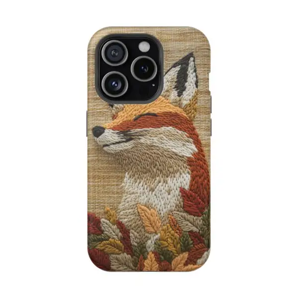 Autumn Whimsy Fox Magnetic Tough Case for iPhone and Samsung - Image 96