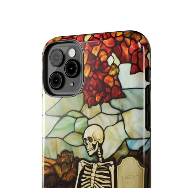 Autumn Graveyard Skeleton Tough Phone Cases for iPhone and Samsung - Image 32