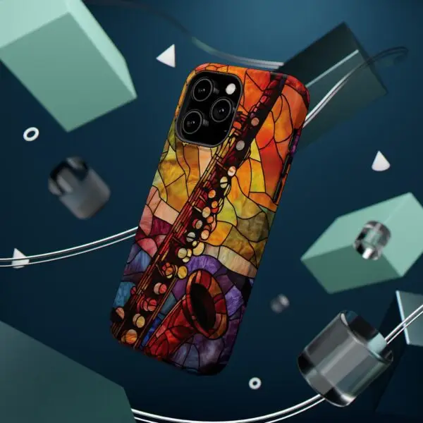 Symphonic Stained Glass Oboe Magnetic Tough Case for iPhone and Samsung - Image 38