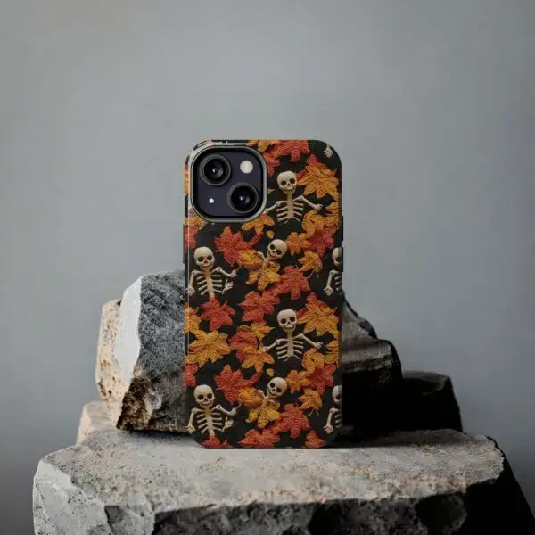 3D Autumn Skeleton Tough Phone Cases for iPhone and Samsung - Image 62
