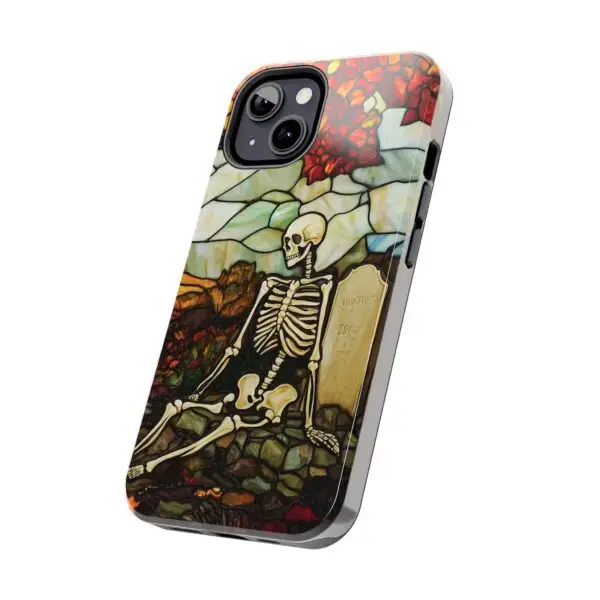 Autumn Graveyard Skeleton Tough Phone Cases for iPhone and Samsung - Image 61