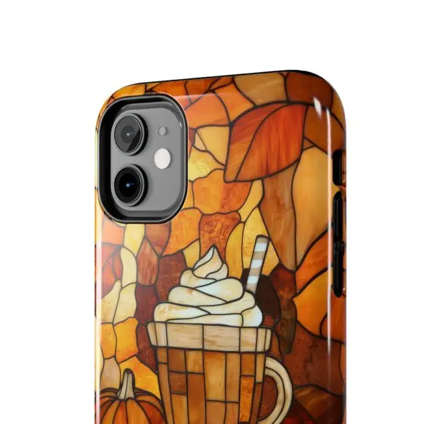 Stained Glass Pumpkin Spice Latte (PSL) Tough Phone Case for iPhone and Samsung - Image 20