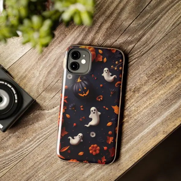 Spooky Harvest Autumn Halloween Skulls Tough Phone Cases for iPhone and Samsung - Image 22