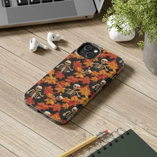 3D Autumn Skeleton Tough Phone Cases for iPhone and Samsung - Image 84