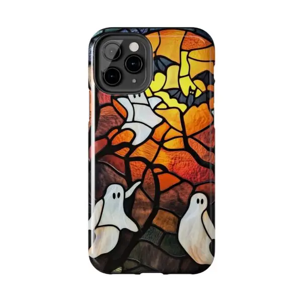 Spectral Stained Glass Halloween Tough Phone Case for iPhone and Samsung - Image 24