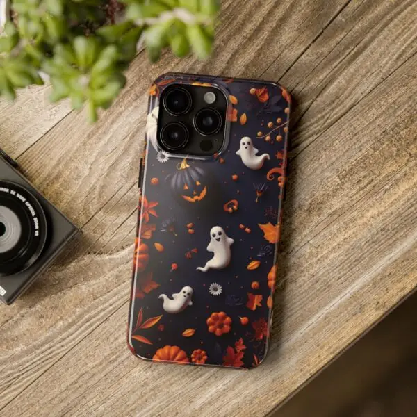 Spooky Harvest Autumn Halloween Skulls Tough Phone Cases for iPhone and Samsung - Image 105