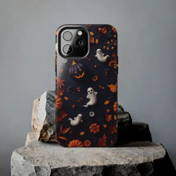 Spooky Harvest Autumn Halloween Skulls Tough Phone Cases for iPhone and Samsung - Image 81