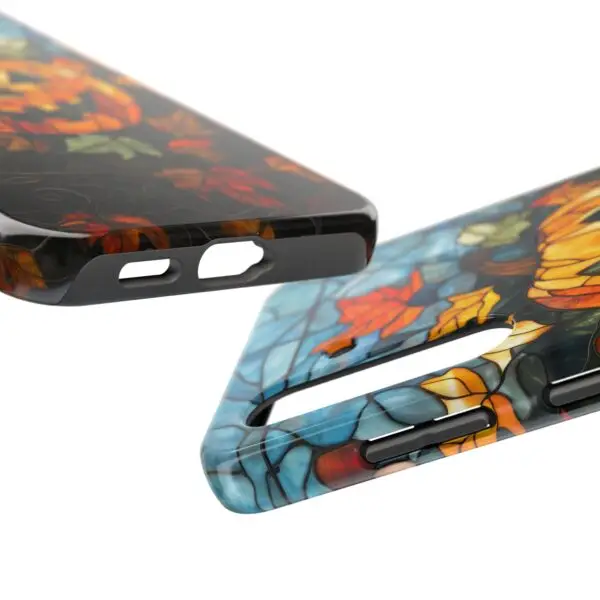 Luminous Lantern Halloween Stained Glass Tough Phone Case for iPhone and Samsung - Image 108