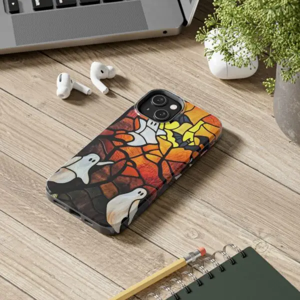 Spectral Stained Glass Halloween Tough Phone Case for iPhone and Samsung - Image 84