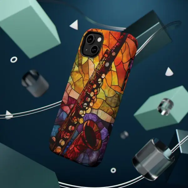 Symphonic Stained Glass Oboe Magnetic Tough Case for iPhone and Samsung - Image 33