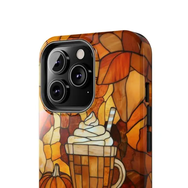 Stained Glass Pumpkin Spice Latte (PSL) Tough Phone Case for iPhone and Samsung - Image 74