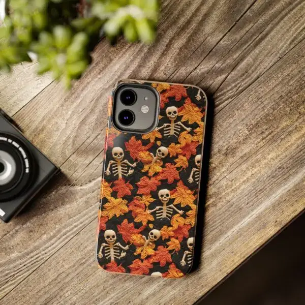 3D Autumn Skeleton Tough Phone Cases for iPhone and Samsung - Image 37