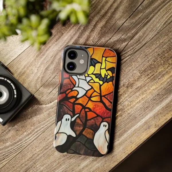 Spectral Stained Glass Halloween Tough Phone Case for iPhone and Samsung - Image 40