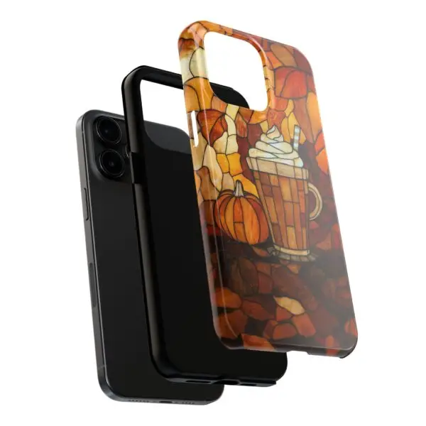 Stained Glass Pumpkin Spice Latte (PSL) Tough Phone Case for iPhone and Samsung - Image 104