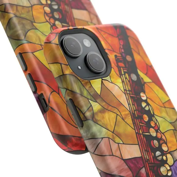 Symphonic Stained Glass Oboe Magnetic Tough Case for iPhone and Samsung - Image 108