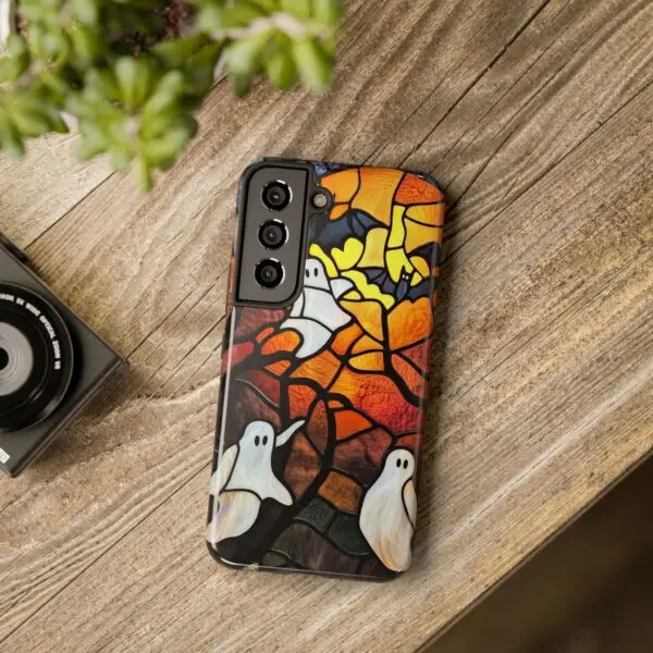 Spectral Stained Glass Halloween Tough Phone Case for iPhone and Samsung - Image 120