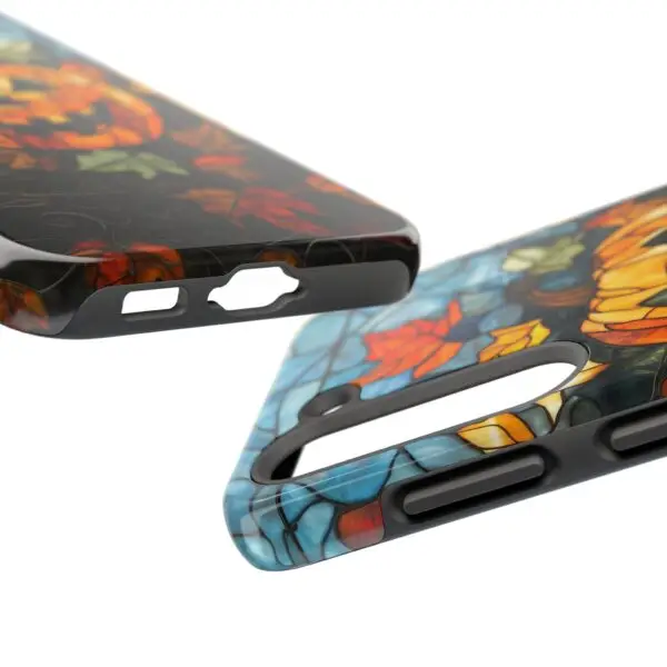 Luminous Lantern Halloween Stained Glass Tough Phone Case for iPhone and Samsung - Image 113