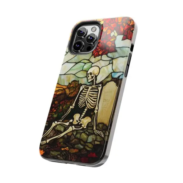 Autumn Graveyard Skeleton Tough Phone Cases for iPhone and Samsung - Image 55