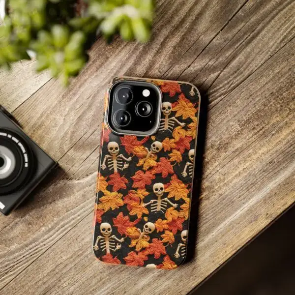 3D Autumn Skeleton Tough Phone Cases for iPhone and Samsung - Image 73