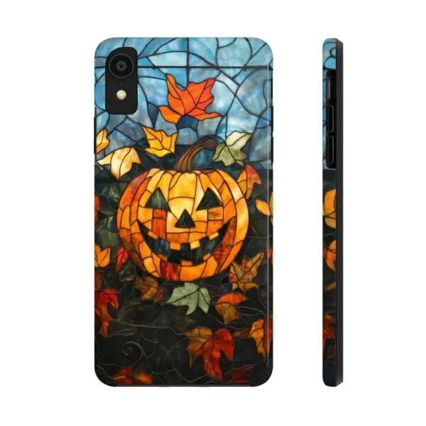 Luminous Lantern Halloween Stained Glass Tough Phone Case for iPhone and Samsung - Image 11