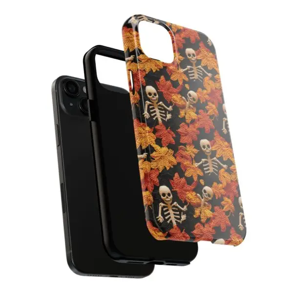 3D Autumn Skeleton Tough Phone Cases for iPhone and Samsung - Image 100