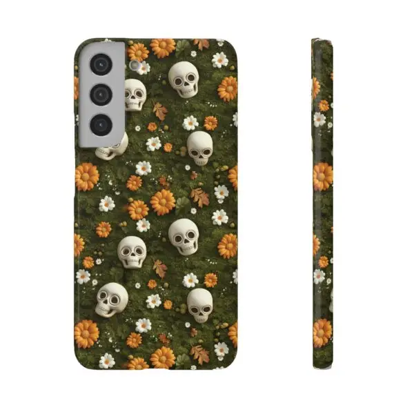 Autumn Requiem Mossy Autumn Skull Slim Phone Case for iPhone and Samsung - Image 59