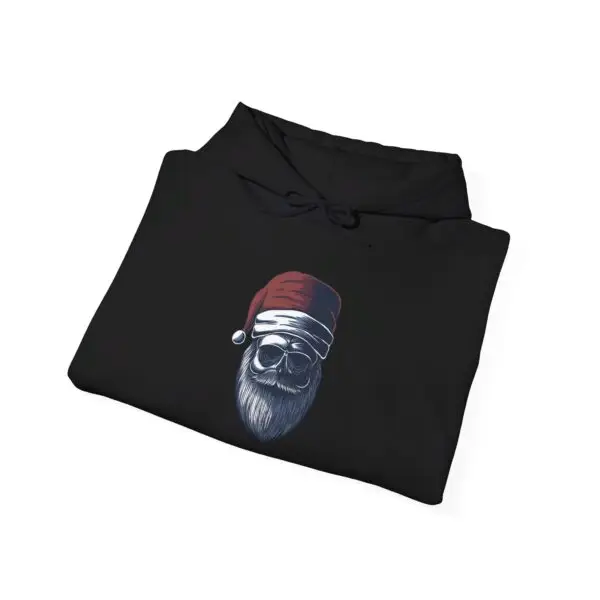 Dark Santa Gothic Christmas Unisex Heavy Blend™ Hooded Sweatshirt - Image 4