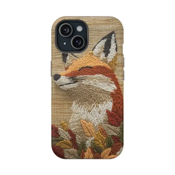 Autumn Whimsy Fox Magnetic Tough Case for iPhone and Samsung - Image 86