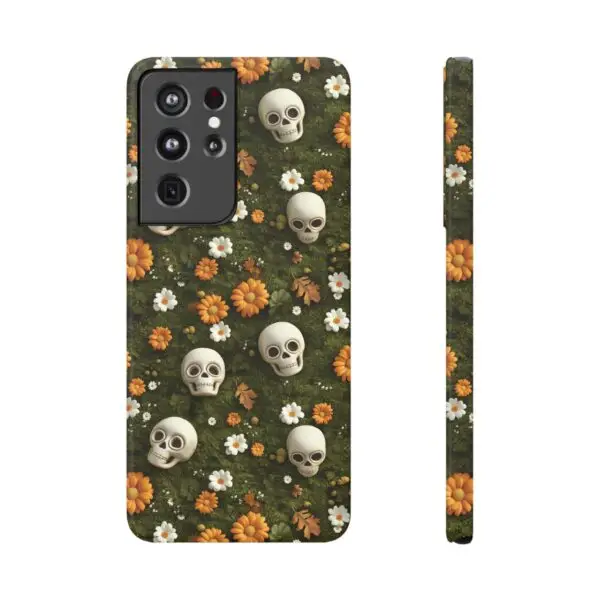 Autumn Requiem Mossy Autumn Skull Slim Phone Case for iPhone and Samsung - Image 67
