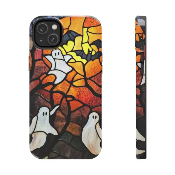 Spectral Stained Glass Halloween Tough Phone Case for iPhone and Samsung - Image 89
